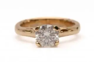 A diamond solitair ring – kavel bij Veilinggebouw De Zwaan, Amsterdam