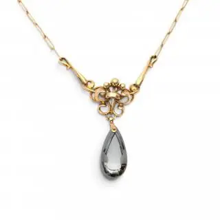 A gold and hematite necklace by Reggers – kavel bij Veilinggebouw De Zwaan, Amsterdam