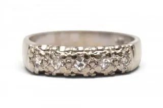 A diamond five stone ring – kavel bij Veilinggebouw De Zwaan, Amsterdam
