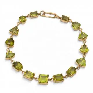 A peridot bracelet – kavel bij Veilinggebouw De Zwaan, Amsterdam