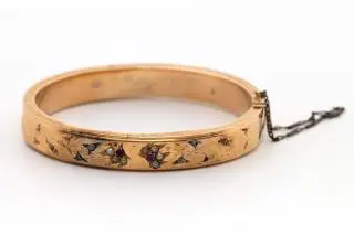 A late 19th century French gem-set bangle – kavel bij Veilinggebouw De Zwaan, Amsterdam