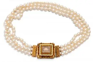 A cultured pearl necklace – kavel bij Veilinggebouw De Zwaan, Amsterdam