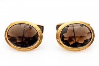 A pair of Swedish cuff links – kavel bij Veilinggebouw De Zwaan, Amsterdam