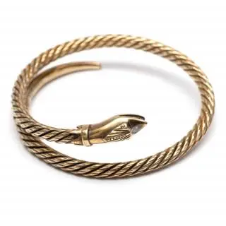 A gilded snake bangle – kavel bij Veilinggebouw De Zwaan, Amsterdam