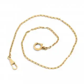 A gold watch chain – kavel bij Veilinggebouw De Zwaan, Amsterdam