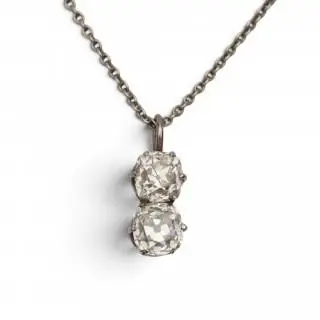 A diamond pendant – kavel bij Veilinggebouw De Zwaan, Amsterdam