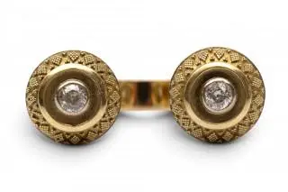 A granulated diamond ring – kavel bij Veilinggebouw De Zwaan, Amsterdam