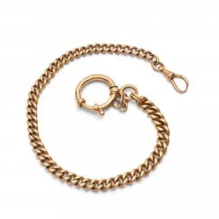 A gold watch chain – kavel bij Veilinggebouw De Zwaan, Amsterdam