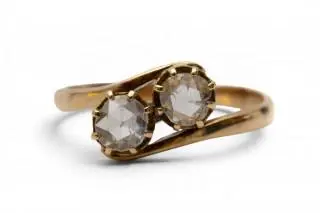 A diamond toi et moi ring – kavel bij Veilinggebouw De Zwaan, Amsterdam