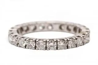 A diamond eternity ring – kavel bij Veilinggebouw De Zwaan, Amsterdam