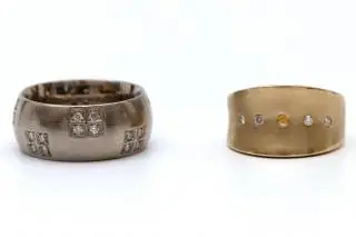 Two diamond rings – kavel bij Veilinggebouw De Zwaan, Amsterdam
