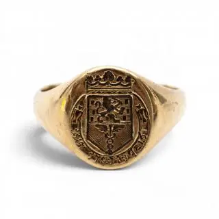 A gold signet ring – kavel bij Veilinggebouw De Zwaan, Amsterdam