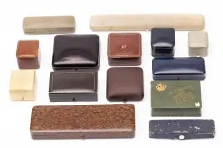 Various antique Dutch jewellery boxes – kavel bij Veilinggebouw De Zwaan, Amsterdam