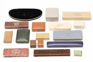 Various antique Dutch jewellery boxes – kavel bij Veilinggebouw De Zwaan, Amsterdam