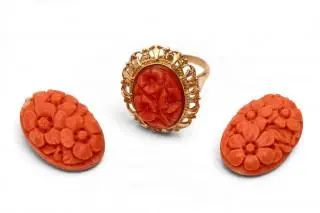 A coral ring – kavel bij Veilinggebouw De Zwaan, Amsterdam