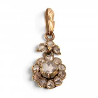 A diamond pendant – kavel bij Veilinggebouw De Zwaan, Amsterdam