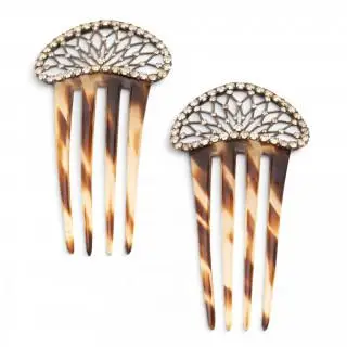 Two early twentieth century hair combs – kavel bij Veilinggebouw De Zwaan, Amsterdam