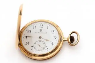 La Maisonnette, a gold hunter pocket watch – kavel bij Veilinggebouw De Zwaan, Amsterdam