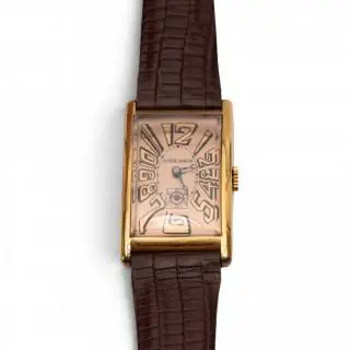 Ulysse Nardin, gold filled Art Deco wrist watch – kavel bij Veilinggebouw De Zwaan, Amsterdam
