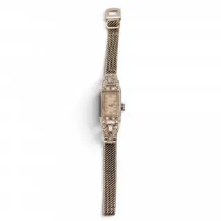 Mappin, a diamond Art Deco wristwatch – kavel bij Veilinggebouw De Zwaan, Amsterdam