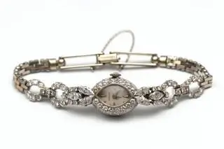 Wittnauer, a diamond 1960's cocktail watch – kavel bij Veilinggebouw De Zwaan, Amsterdam