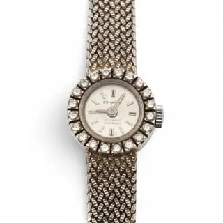 Ermaten, a diamond cocktail watch – kavel bij Veilinggebouw De Zwaan, Amsterdam