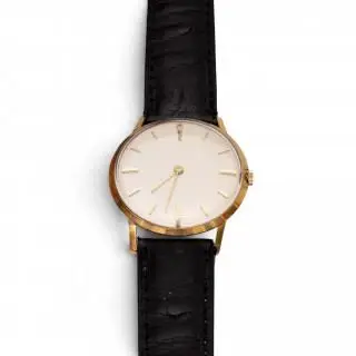 A gold Swiss wristwatch – kavel bij Veilinggebouw De Zwaan, Amsterdam