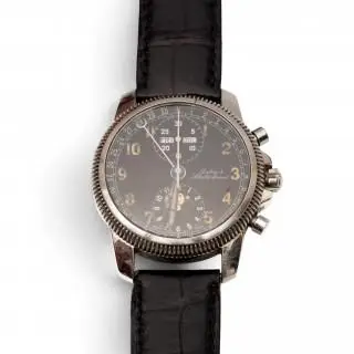 Dubey & Schaldenbrand, steel chronograph wristwatch – kavel bij Veilinggebouw De Zwaan, Amsterdam