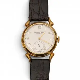 IWC Schaffhausen, gold wristwatch – kavel bij Veilinggebouw De Zwaan, Amsterdam