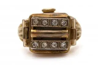 Buren, a gold plated watch ring – kavel bij Veilinggebouw De Zwaan, Amsterdam