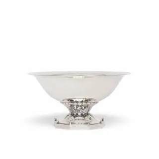 Denemarken, compoteschaal, Georg Jensen 1925-1930 – kavel bij Veilinggebouw De Zwaan, Amsterdam