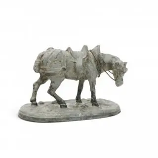 Zamack sculptuur van paard, circa 1900 – kavel bij Veilinggebouw De Zwaan, Amsterdam