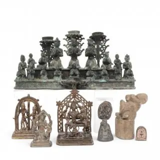 Zuidoost-Azië, een collectie bronzen objecten – kavel bij Veilinggebouw De Zwaan, Amsterdam