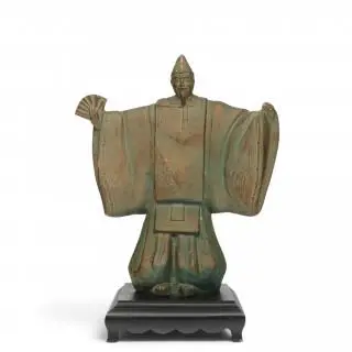 Austin Productions, een faux brons gipsen beeld van 'Samurai Uesugi', 1981 – kavel bij Veilinggebouw De Zwaan, Amsterdam