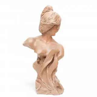 Frankrijk, gispen buste van vrouw, Art Nouveau – kavel bij Veilinggebouw De Zwaan, Amsterdam