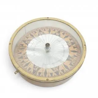 Bronzen scheepskompas, The Lord Kelvin Compass, circa 1900 – kavel bij Veilinggebouw De Zwaan, Amsterdam