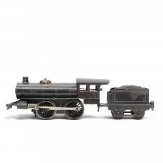Blikken locomotief met tender, Märklin, model 2588 – kavel bij Veilinggebouw De Zwaan, Amsterdam