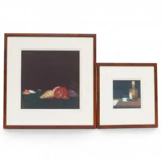 Joop Vegter (1931-2017), mezzotint, twee gelijste werken – kavel bij Veilinggebouw De Zwaan, Amsterdam