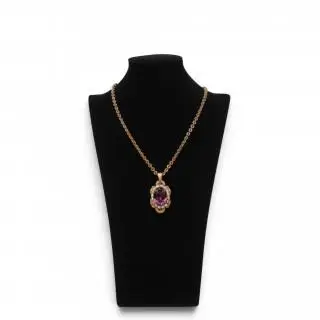 Miriam Haskell, vintage costume jewellery hanger en collier – kavel bij Veilinggebouw De Zwaan, Amsterdam
