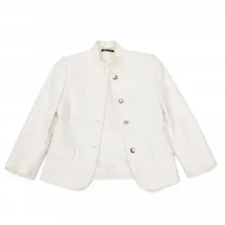 Gucci white cotton jacket, circa 00s – kavel bij Veilinggebouw De Zwaan, Amsterdam