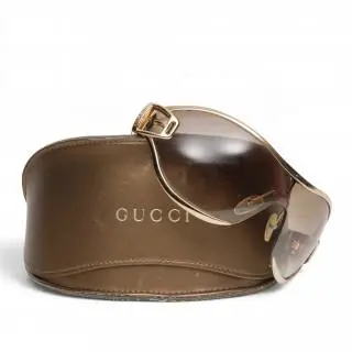 Gucci brown buckle detail sunglasses, circa 00s – kavel bij Veilinggebouw De Zwaan, Amsterdam