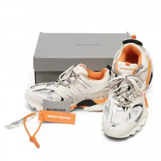 Balenciaga track white/orange sneakers, circa 2018 – kavel bij Veilinggebouw De Zwaan, Amsterdam