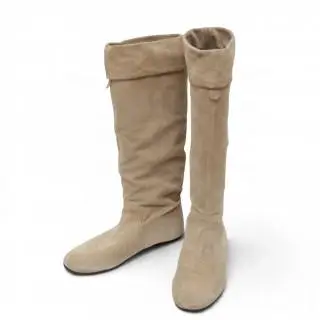 Gucci beige suede knee high boots, circa 2010 – kavel bij Veilinggebouw De Zwaan, Amsterdam