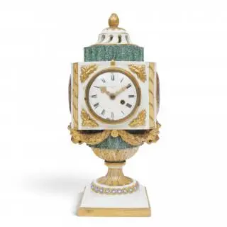 Meissen, porseleinen pendule, circa 1775 – kavel bij Veilinggebouw De Zwaan, Amsterdam