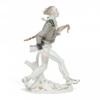 Meissen, porseleinen sculptuur, 'Peter Schlemihl', 1934-1945 – kavel bij Veilinggebouw De Zwaan, Amsterdam