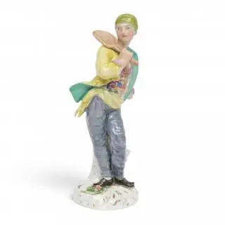 Meissen, porseleinen sculptuur, 'bakker', circa 1750 – kavel bij Veilinggebouw De Zwaan, Amsterdam