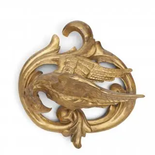 Duitsland, verguld lindenhouten wandornament, circa 1800 – kavel bij Veilinggebouw De Zwaan, Amsterdam