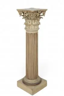 Gestoken houten Corinthische zuil, circa 1800 – kavel bij Veilinggebouw De Zwaan, Amsterdam