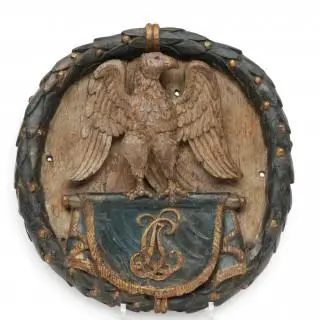 Frankrijk, gestoken houten plaquette, 18e eeuw – kavel bij Veilinggebouw De Zwaan, Amsterdam
