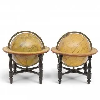 Engeland, paar globes, John & William Cary, 1816 – kavel bij Veilinggebouw De Zwaan, Amsterdam